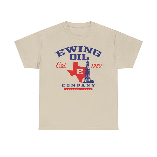 Ewing Oil Company Est 1930 Dallas Texas TV Show T-shirt