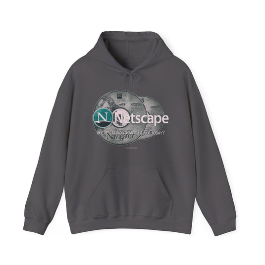 Netscape Navigator Internet Browser Retro Nostalgic Pullover Hoody