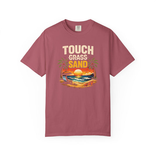 Touch Grass Sand Credit Card Points Miles Travel T-shirt