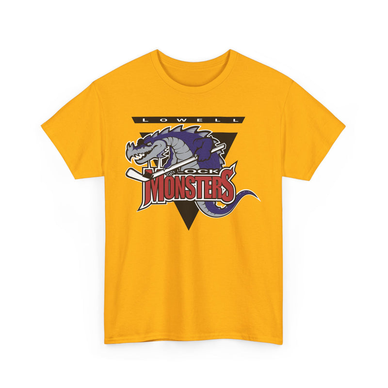 Load image into Gallery viewer, Lowell Lock Monsters American Hockey League 1998-2006 Massachusetts T-shirt
