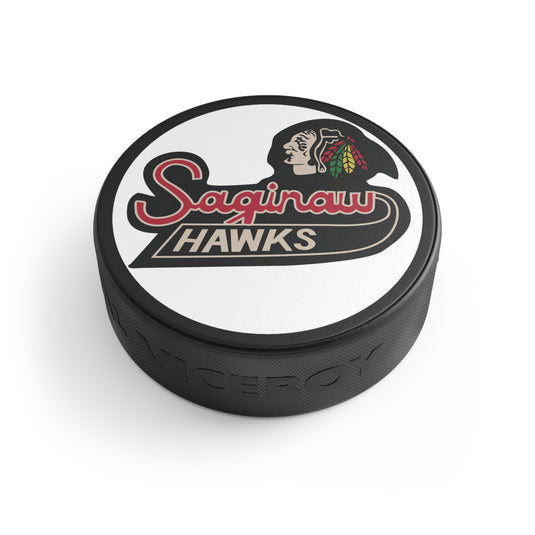 Saginaw Hawks Michigan 1987-1989 Hockey Puck