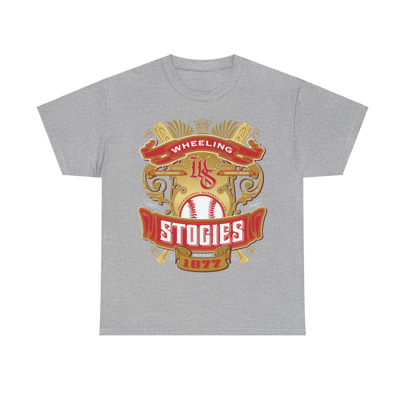 Load image into Gallery viewer, Wheeling Stogies Est 1877 West Virginia Baseball T-shirt
