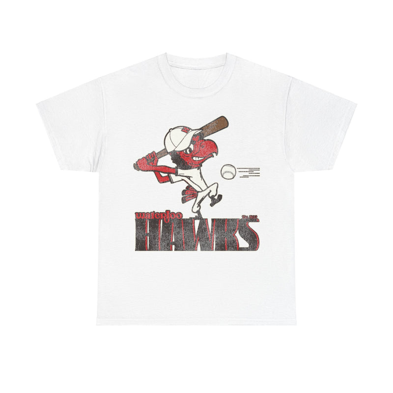 Load image into Gallery viewer, Waterloo Hawks Nostalgic Retro Baseball Team T-shirt
