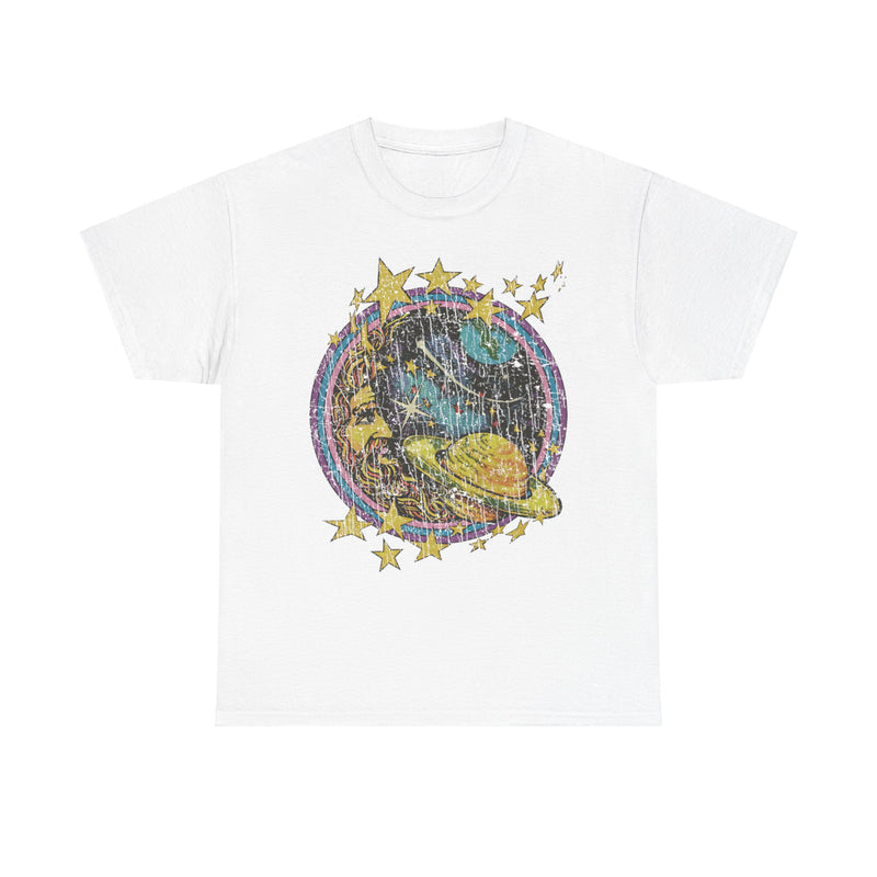Load image into Gallery viewer, Cosmic Man in The Moon Nostalgic Retro T-shirt
