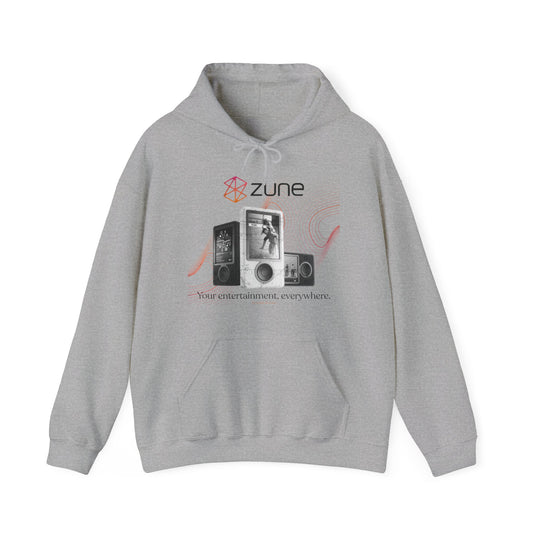 Zune Early Digital Music Player Nostalgic Pullover Hoody