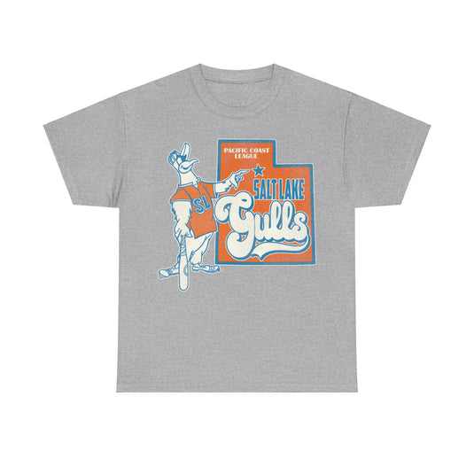 Salt Lake Gulls Utah Nostalgic Retro Baseball Team T-shirt