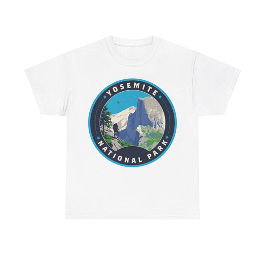 Yosemite National Park California Round Logo T-shirt