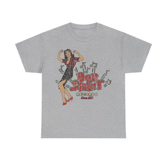 Bop Street Records 1979 Music Store Nostalgic Retro T-shirt