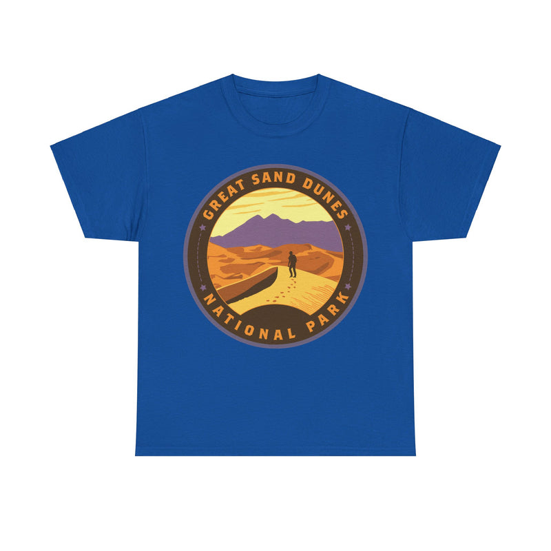 Load image into Gallery viewer, Great Sand Dunes National Park Colorado Round Logo T-shirt
