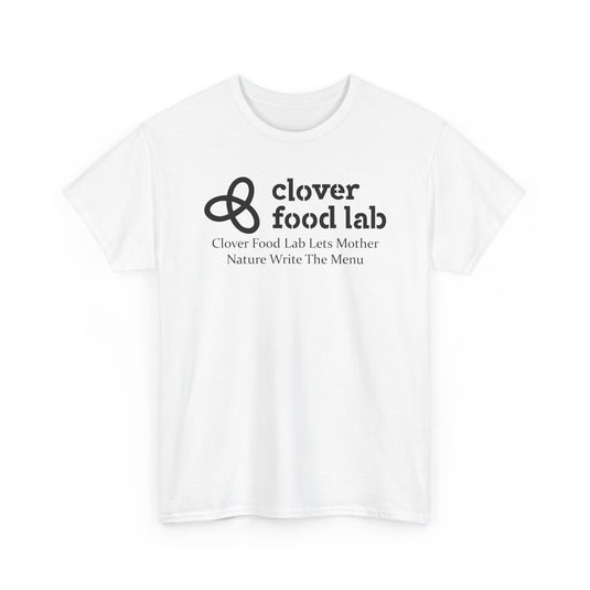 Clover Food Lab T-Shirt - Restaurant Chain Logo Tee - Vegetarian