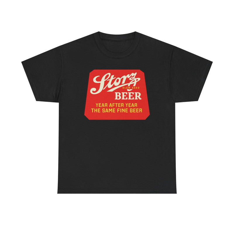 Load image into Gallery viewer, Storz Beer Year After Year Same Fine Beer Slow Aged Logo T-Shirt
