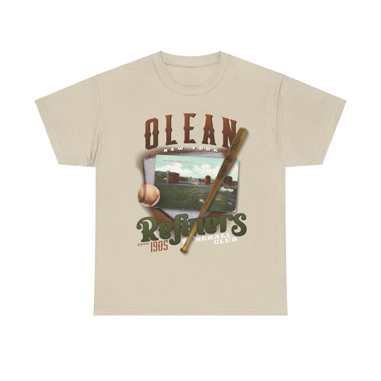 Olean Refiners Est 1905 New York Baseball T-shirt