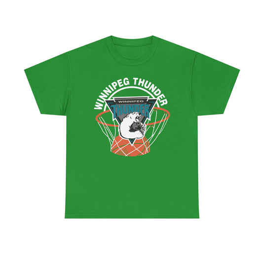 Winnipeg Thunder Basketball 1992-1994 World Basketball League T-shirt