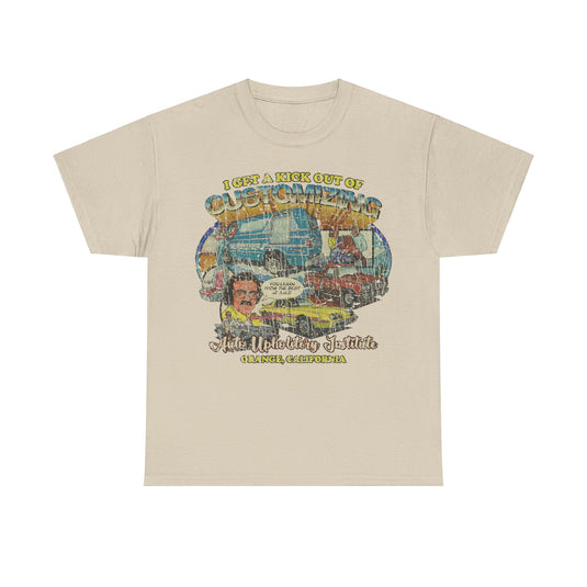 Auto Upholstery Institute 1973 Nostalgic Retro T-shirt