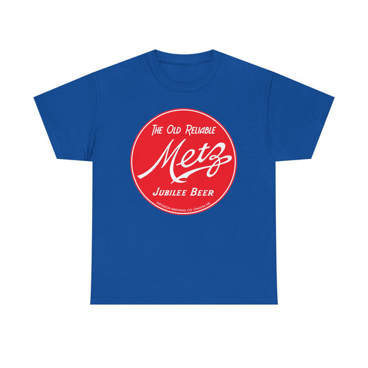 Metz Jubilee Old Reliable Logo Beer Infusion Brewing Co Nebraska T-Shirt