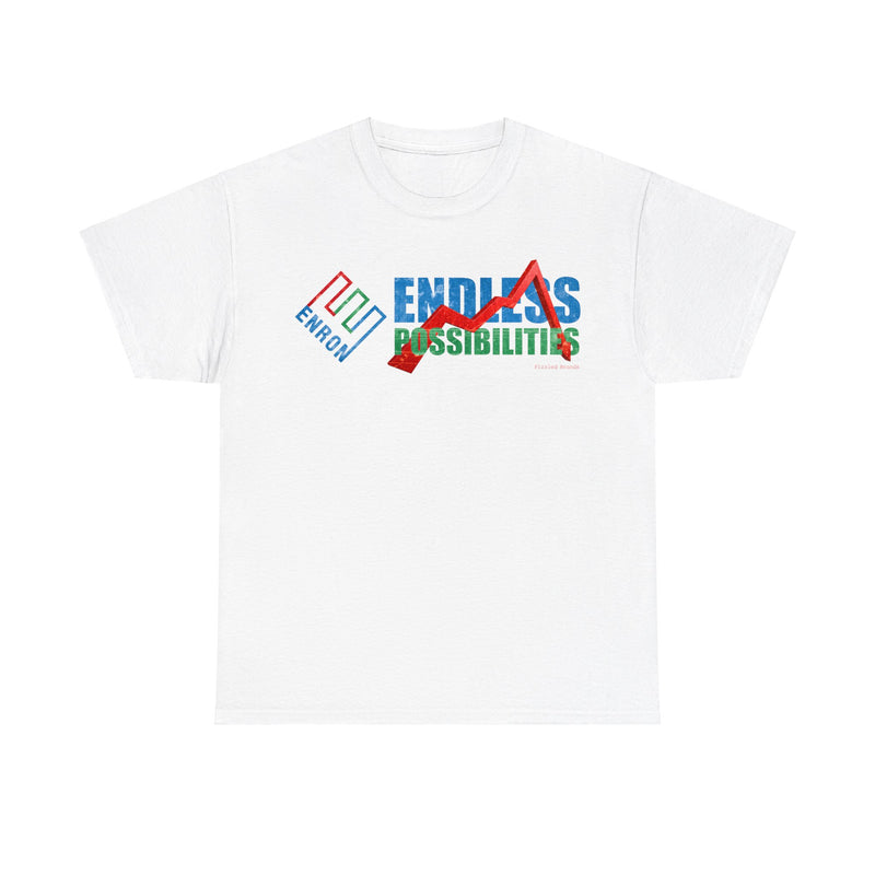 Load image into Gallery viewer, Enron Endless Possibilities Nostalgic Retro Throwback Logo T-shirt
