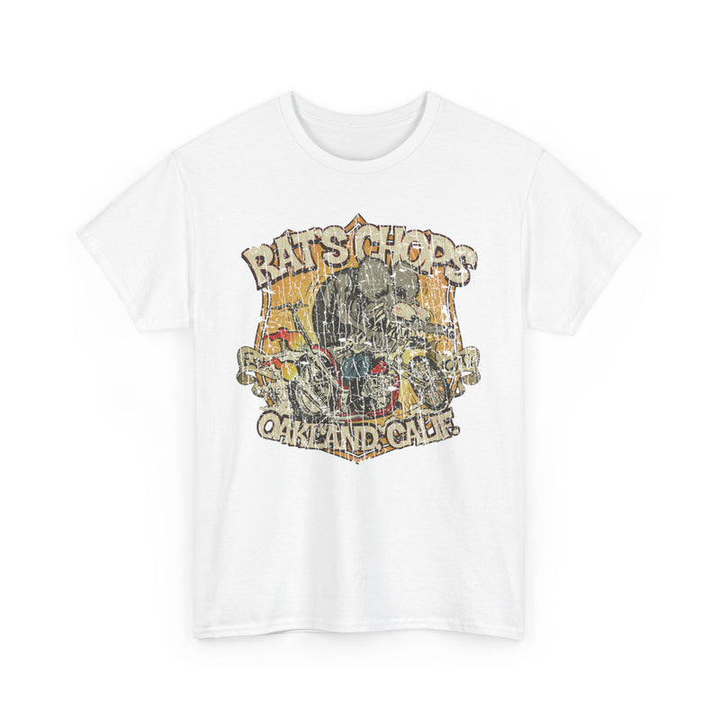 Load image into Gallery viewer, Rats Chops California Custom Motorcycle Shop T-shirt
