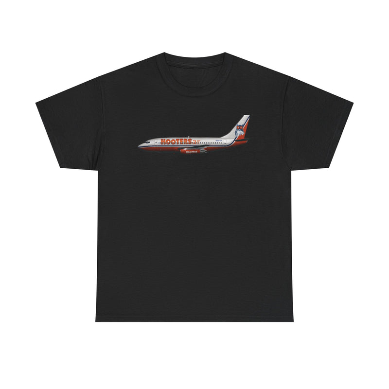 Load image into Gallery viewer, Hooters Air Orange Owl Novelty Airline Retro Aviation Memorabilia T-shirt
