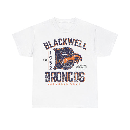 Blackwell Broncos Est 1952 Oklahoma Baseball T-shirt