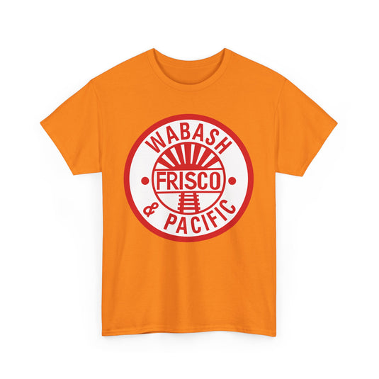 Wabash Frisco & Pacific Railroad Vintage Train Logo T-Shirt