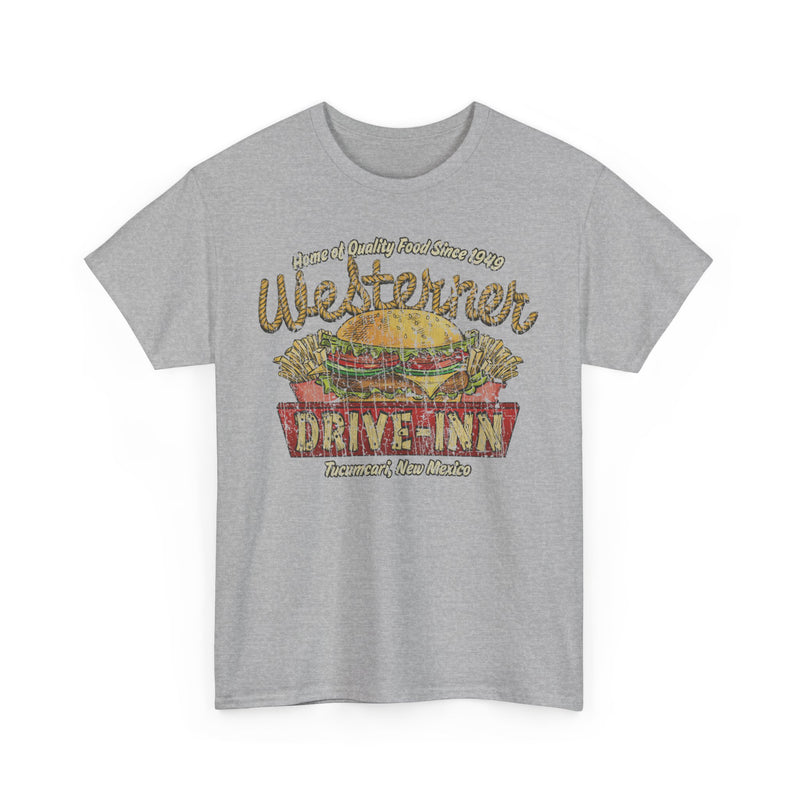 Load image into Gallery viewer, Westerner Drive-Inn 1949 Tucumcari New Mexico Diner Fast Food Restaurant T-shirt
