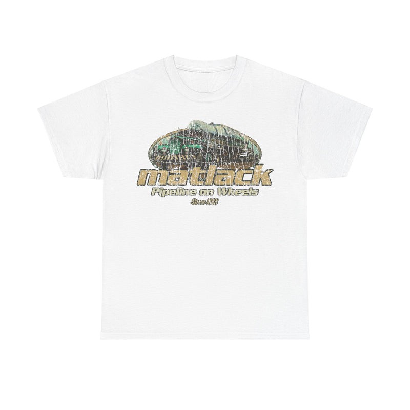 Load image into Gallery viewer, Matlack Pipeline on Wheels Trucking Nostalgic T-shirt
