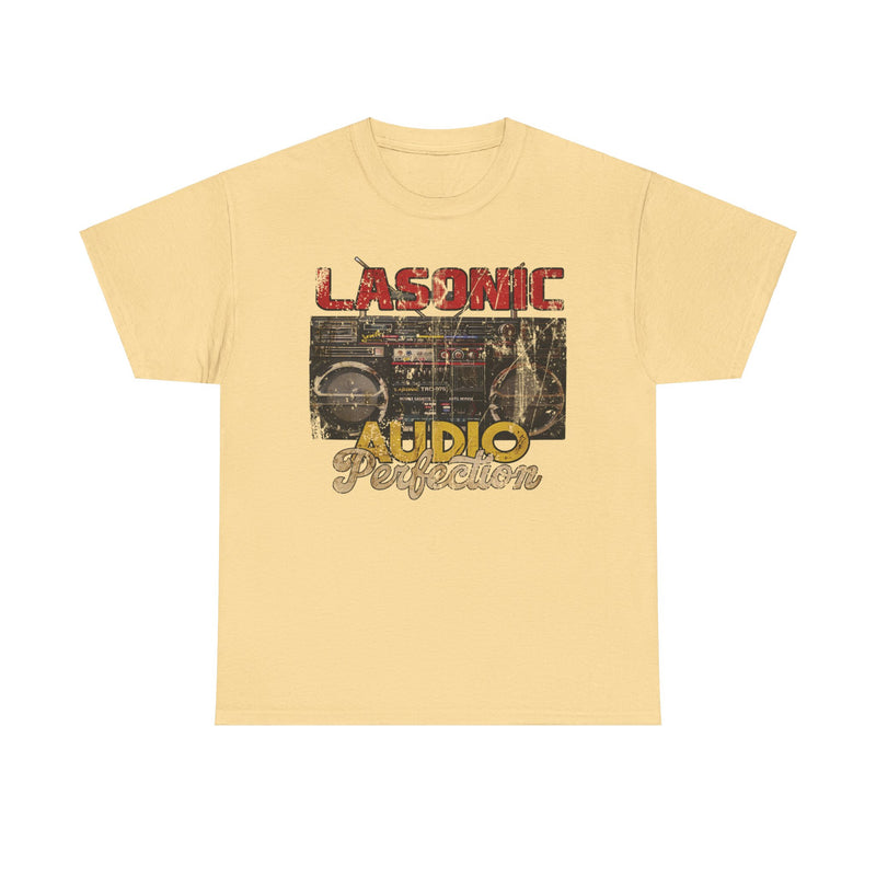 Load image into Gallery viewer, Lasonic Audio Perfection Electronics Corporation Boom Box T-shirt
