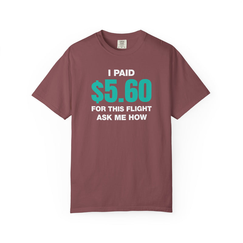 Load image into Gallery viewer, $5.60 Flight Credit Card Points Miles Travel T-shirt
