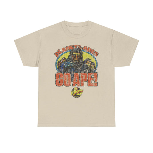 Planet of the Apes Go Ape Power Records Nostalgic T-shirt