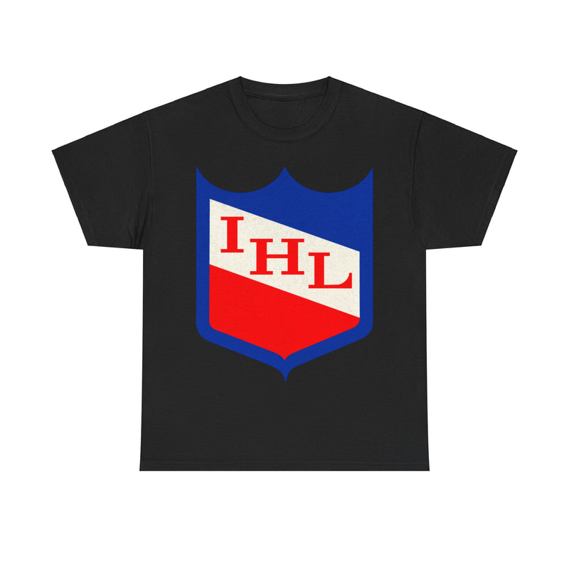 Load image into Gallery viewer, International Hockey League 1945 Nostalgic Logo T-shirt
