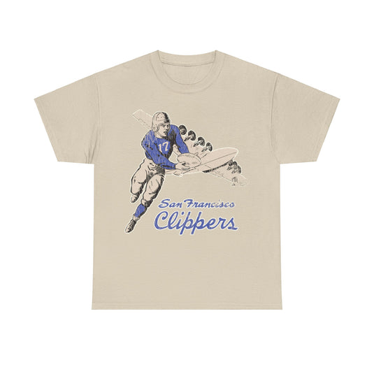 San Francisco Clippers Retro Nostalgic Football T-shirt