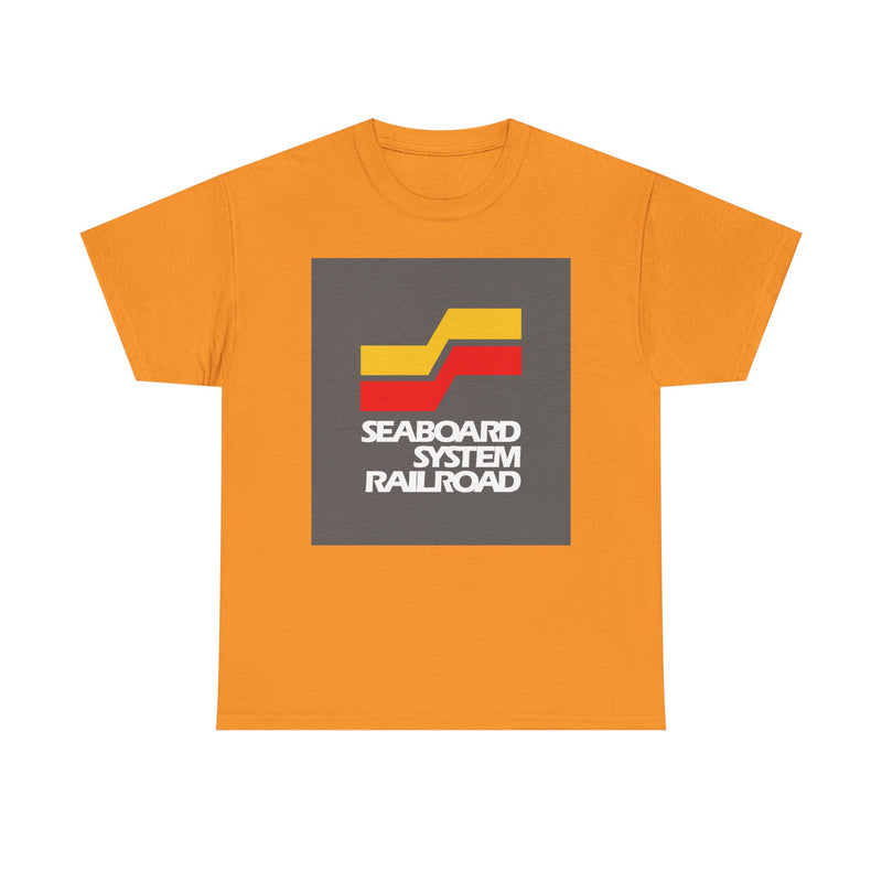 Load image into Gallery viewer, Seaboard System Railroad Logo Vintage Train Railway T-Shirt
