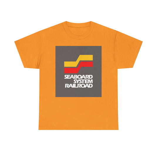 Seaboard System Railroad Logo Vintage Train Railway T-Shirt