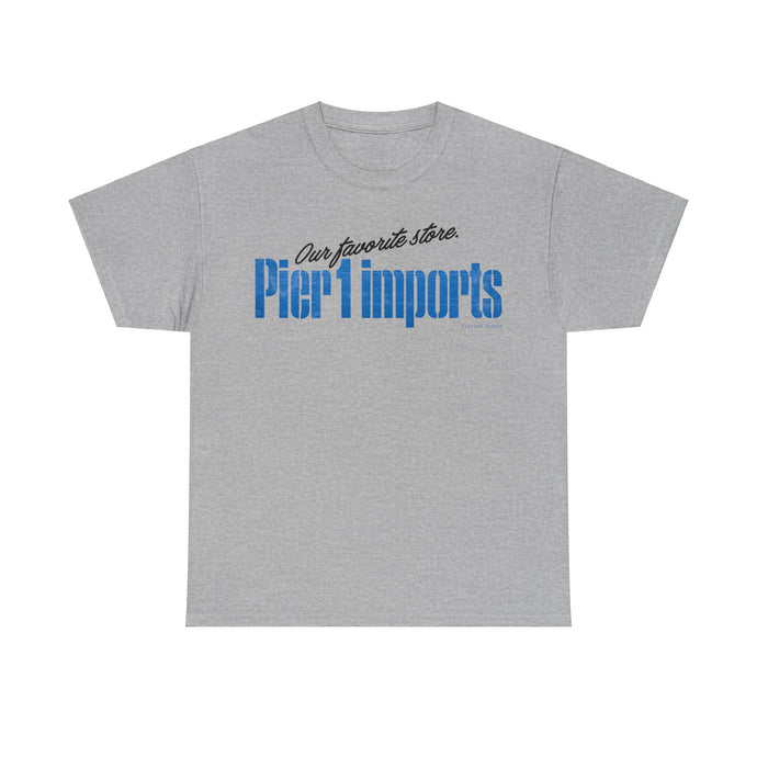 Pier 1 Imports Retail Store Nostalgic Retro Logo T-shirt