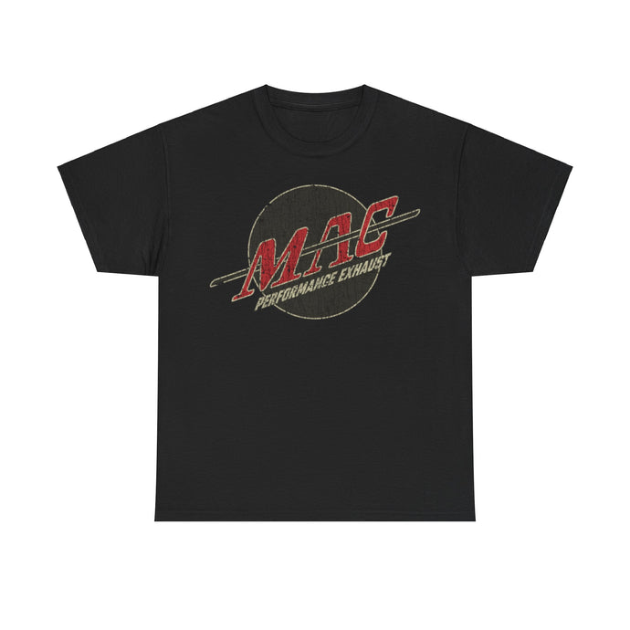 MAC Performance Exhaust 1970 Car Distressed Print T-shirt