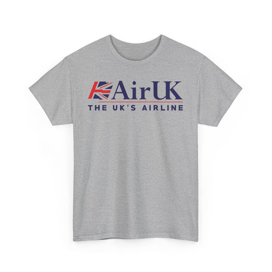 Air UK Leisure Leisure Without Compromise Vintage Airline Logo Aviation T-shirt