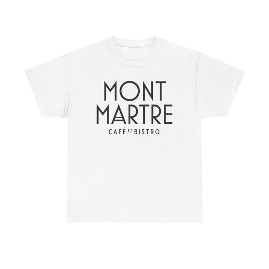 Café Montmartre T-Shirt - French Restaurant Industry Defunct Logo Tee