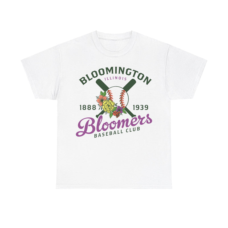 Load image into Gallery viewer, Bloomington Bloomers Est 1888 Illinois Baseball T-shirt
