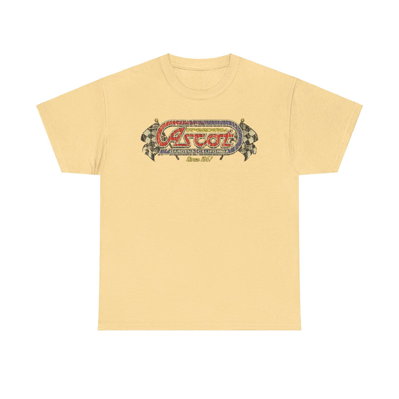 Load image into Gallery viewer, Ascot Speedway 1957 Gardena California Car T-shirt
