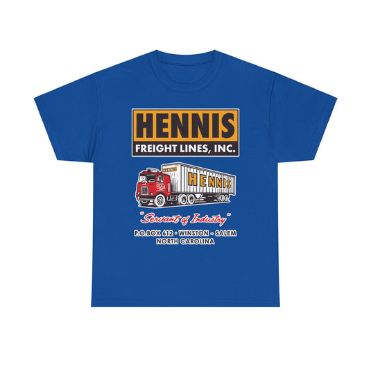 Hennis Freight Lines North Carolina Trucking T-shirt