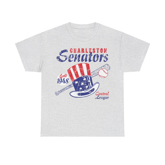 Charleston Senators Est 1948 West Virginia Baseball T-shirt