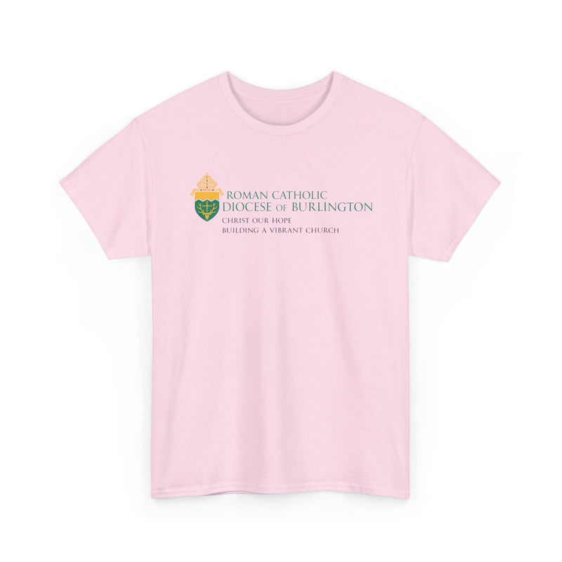 Load image into Gallery viewer, Diocese of Burlington T-Shirt - Catholic Church Logo Tee - Vermont Religious
