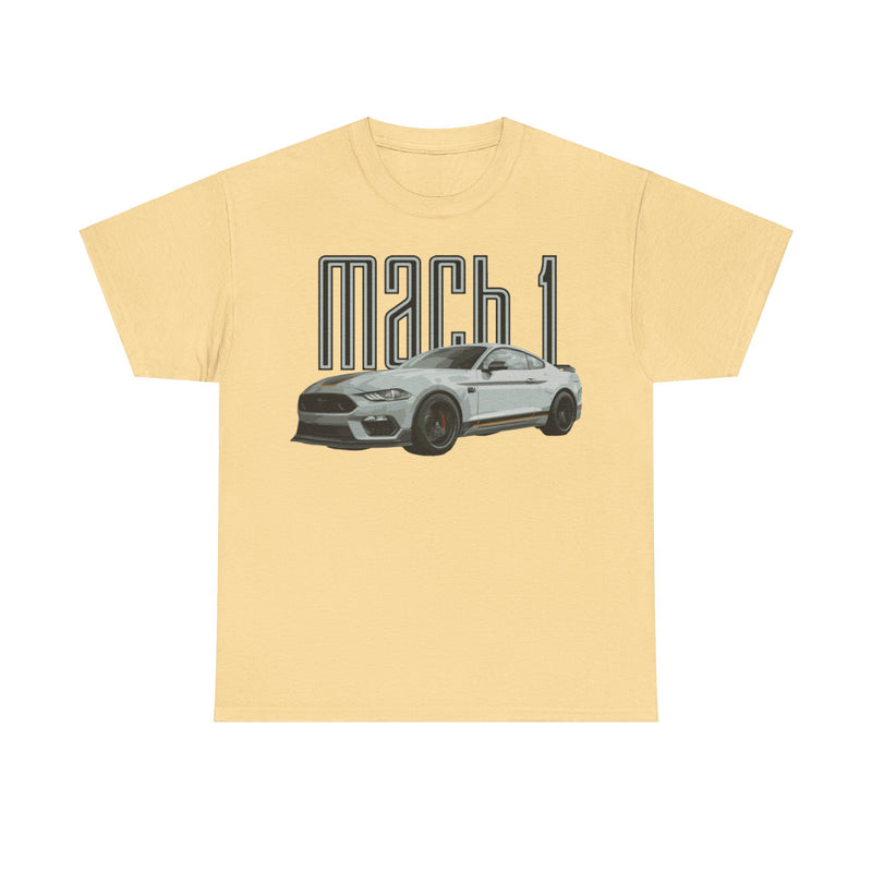 Load image into Gallery viewer, Ford Mustang Mach 1 Car Distressed Print T-shirt
