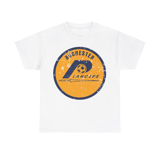 Rochester Lancers Logo New York Soccer Team T-shirt