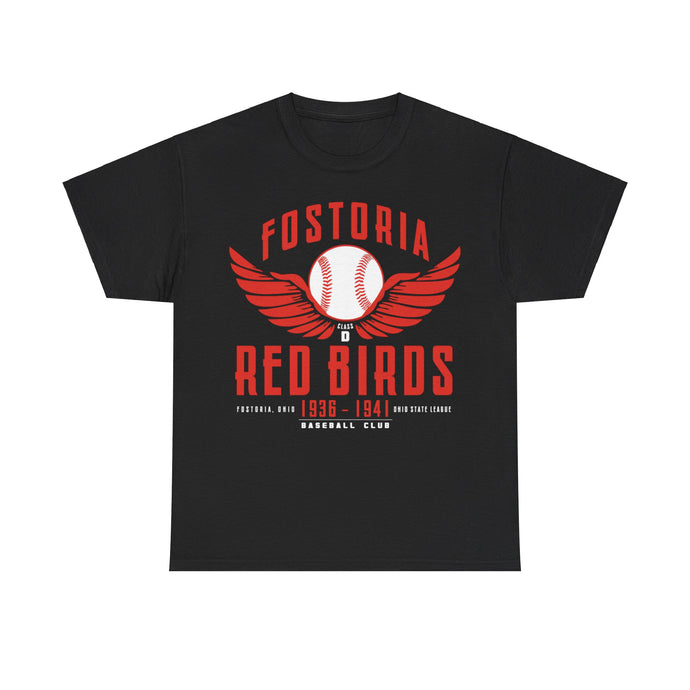 Fostoria Red Birds Est 1936 Ohio Baseball T-shirt