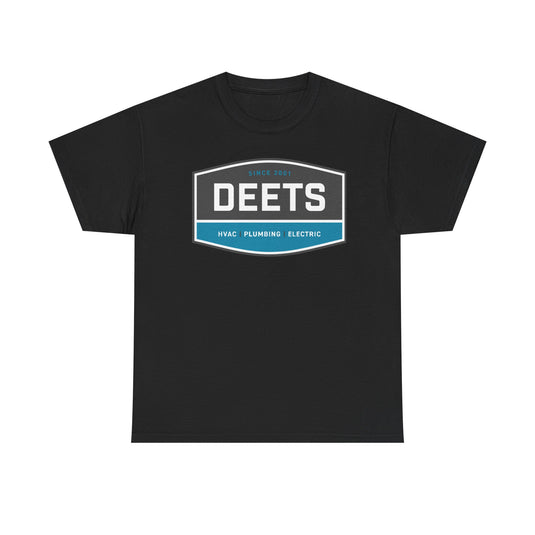 Deets Mechanical T-Shirt - HVAC Plumbing Electric Industry Logo Tee
