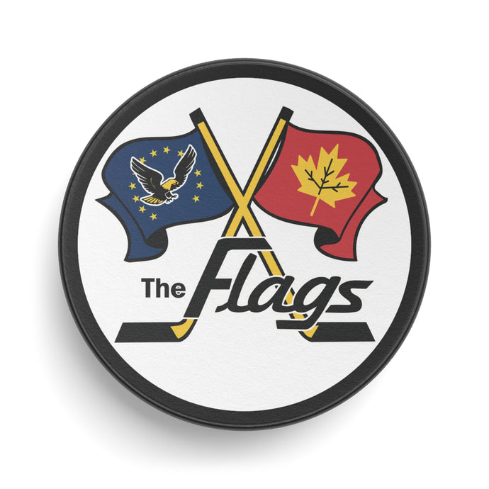 Port Huron Flags 1962-1981 Michigan Hockey Puck
