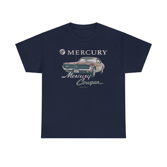 Mercury Cougar Classic Car Nostalgic Tribute T-shirt