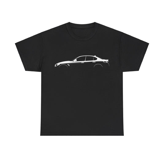 Alfa Romeo Giulia Quadrifoglio Silhouette Car T-shirt