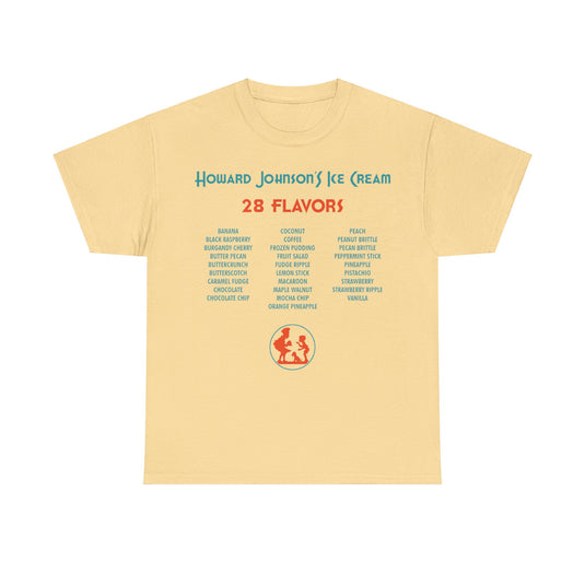 Howard Johnsons Ice Cream 28 Flavors Restaurant T-shirt